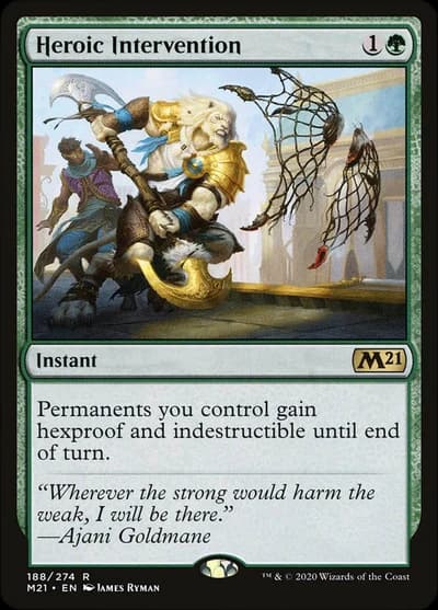 Heroic Intervention - Core Set 2021 Foil #188