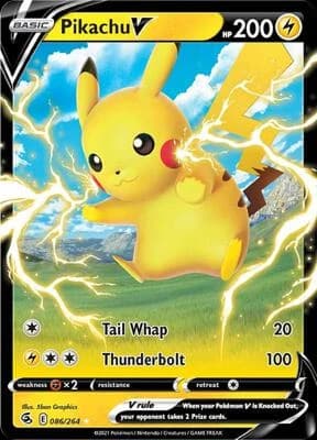 Pikachu V (SWSH08: Fusion Strike)
