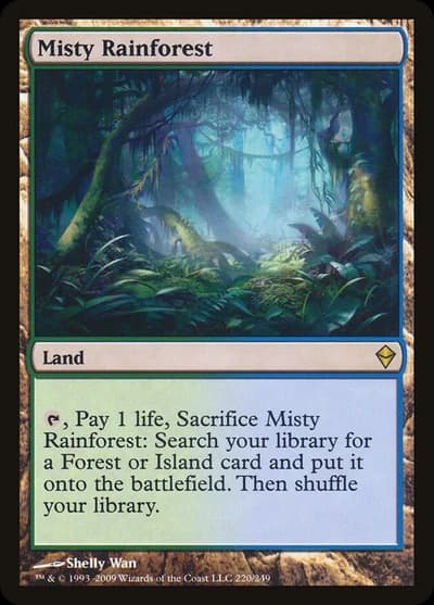 Misty Rainforest - Zendikar