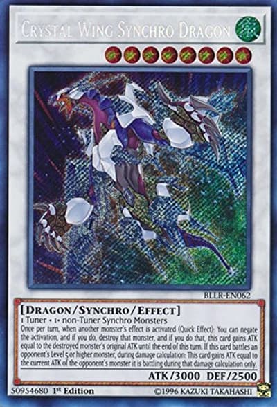 Crystal Wing Synchro Dragon (Battles of Legend: Light's Revenge Secret Rare)