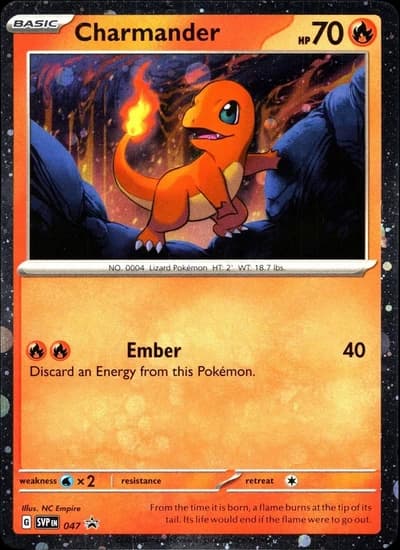 Charmander (SVP 047) Cosmos Holo Promo