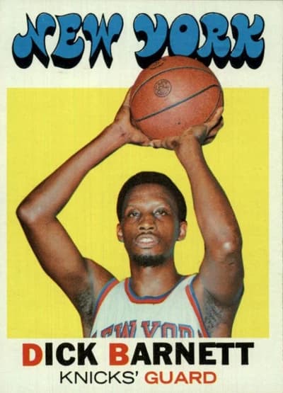 Dick Barnett 1971-72 Topps #17 - New York Knicks