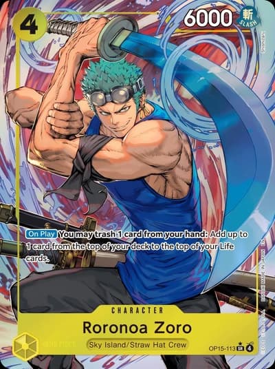 Roronoa Zoro (OP15-113) (Alternate Art) - Adventure on Kami's Island