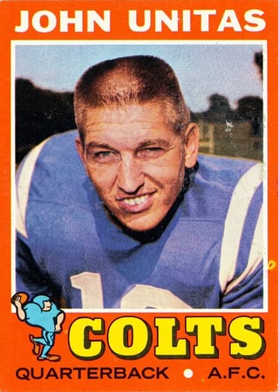 Johnny Unitas 1971 Topps #1 NM
