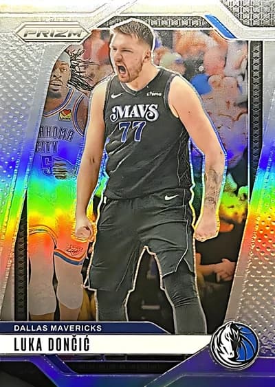 2024-25 Panini Prizm Basketball Silver #89 Luka Doncic (Dallas Mavericks)